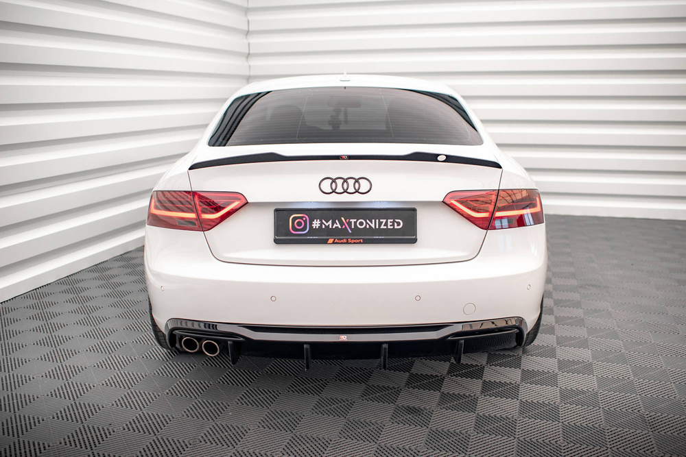 Heckansatz Audi A5 8T Facelift (Version mit Doppelauspuff auf einer Seite)