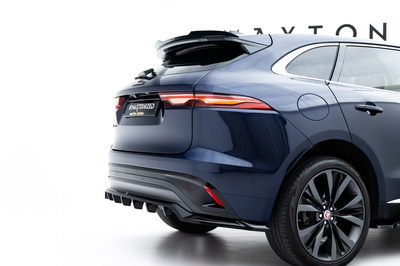 Hinten Splitter (mit einem vertikalem balken) Jaguar F-Pace R-Sport X761 Facelift
