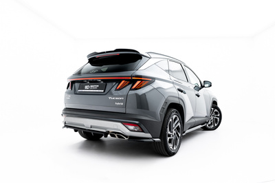Hinten Splitter (mit einem vertikalem balken) Hyundai Tucson Mk4 Facelift
