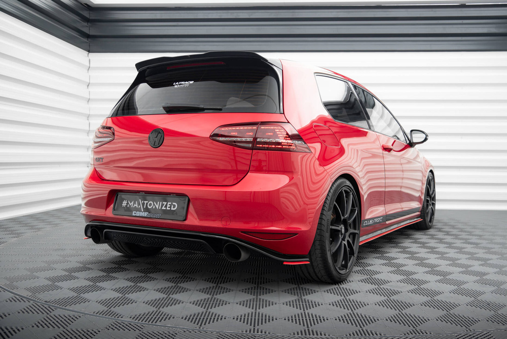 Heck Diffusor Seite Volkswagen Golf GTI Clubsport Mk7