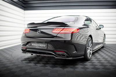 Hinten Splitter (mit einem vertikalem balken) Mercedes-Benz S Coupe AMG-Line C217 Facelift