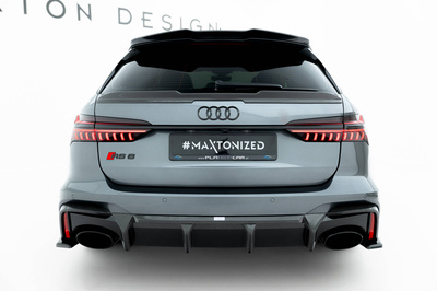 Prepreg Carbon Fiber Heckansatz Audi RS6 C8 / C8 Facelift  (version without towbar)