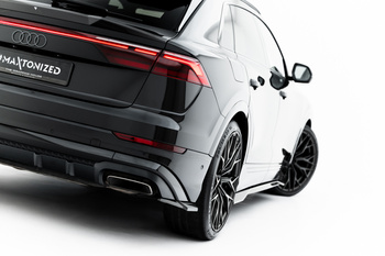 Prepreg Carbon Fiber Heck Diffusor Seite Audi Q8 S-Line Mk1 Facelift