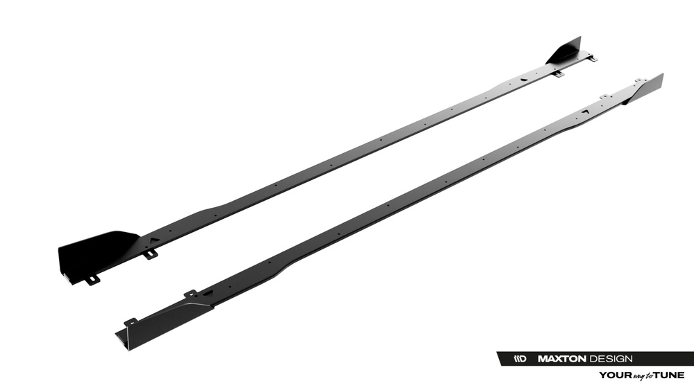 Street Pro Seitenschweller Diffusor + Flaps Audi A5 S-Line / S5 Sedan / Avant B10