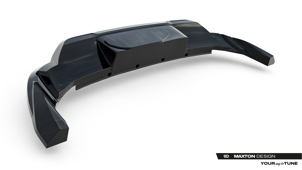 Hinten Splitter (mit einem vertikalem balken) Porsche Macan EV Mk1