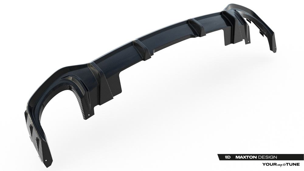 Prepreg Carbon Fiber Heckansatz Audi RSQ8 Mk1