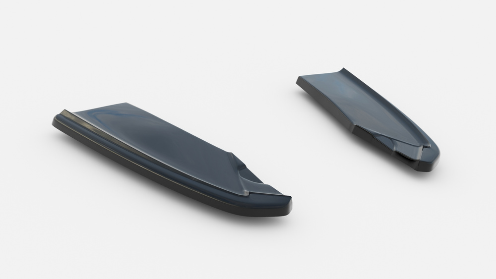 Heck Diffusor Seite BMW X3 M-Pack F25 Facelift