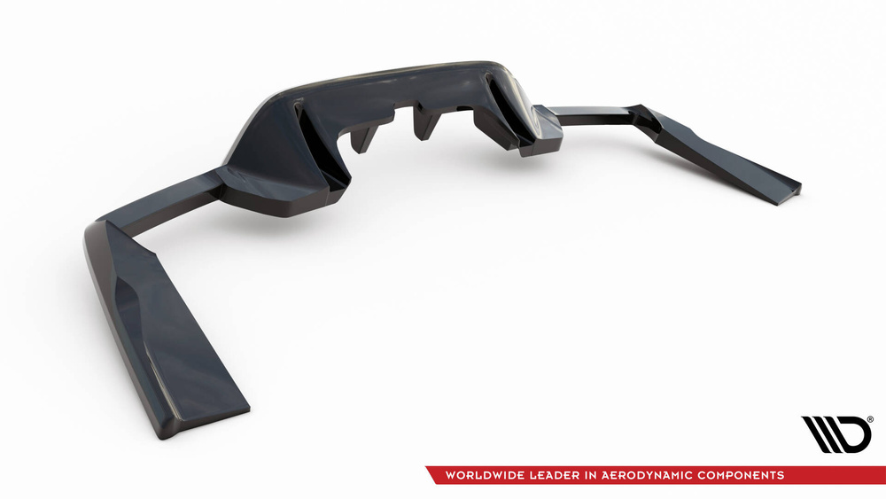 Hinten Splitter (mit einem vertikalem balken) V.1 Mercedes-AMG GLC 63 SUV X253