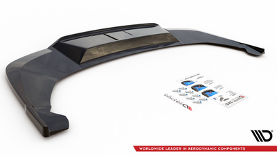 Hinten Splitter (mit einem vertikalem balken) Skoda Enyaq iV