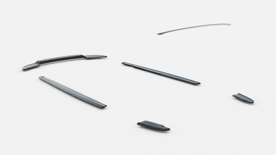 Diffusor Satz BMW X3 M-Pack F25 Facelift