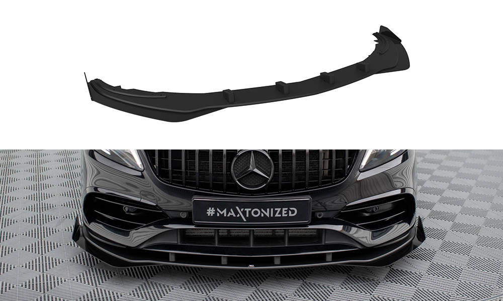 Street Pro Splitter + Flaps + Flaps Mercedes-Benz A AMG-Line W176 Facelift