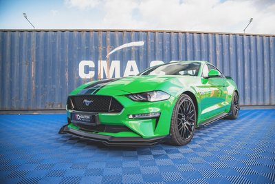 Street Pro Splitter V.1  + Flaps Ford Mustang GT Mk6 Facelift