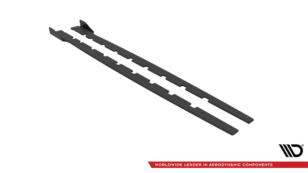 Street Pro Seitenschweller Diffusor + Flaps BMW 1 M-Pack / M135i / 128ti F40