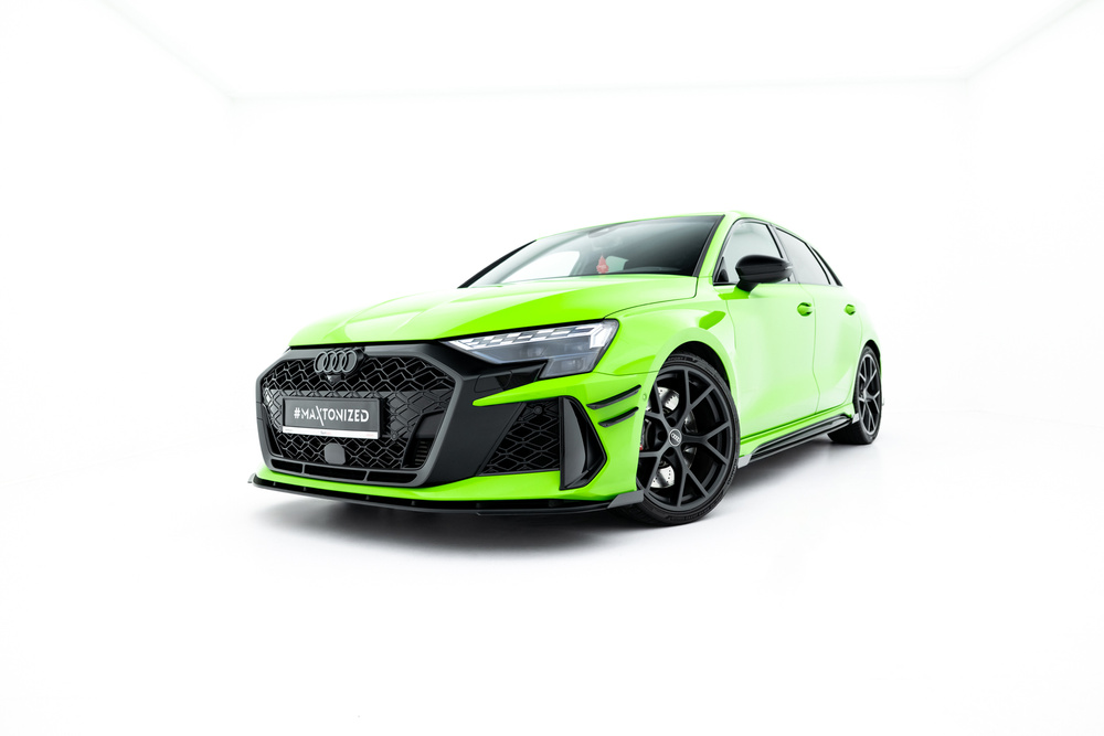 Street Pro Splitter + Flaps + Flaps Audi RS3 Sportback 8Y Facelift