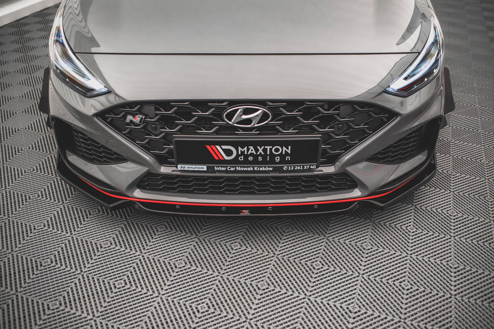 Front Diffusor V.1 + Flaps Hyundai I30 N / I30 N-Line Hatchback/Fastback Mk3 Facelift