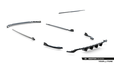 Diffusor Satz Volkswagen Golf R Variant Mk8 Facelift