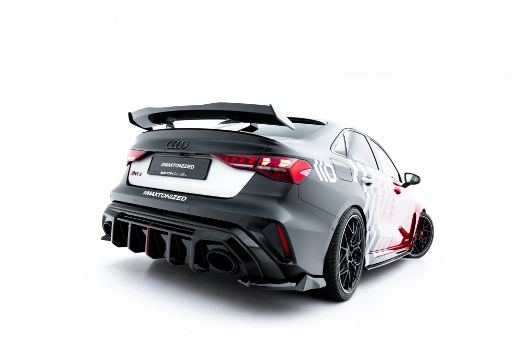 Heck Diffusor Seite V.3 Audi RS3 Sedan 8Y Facelift