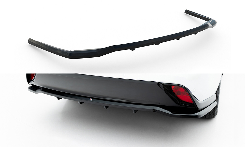 Hinten Splitter (mit einem vertikalem balken) Toyota Highlander Mk4