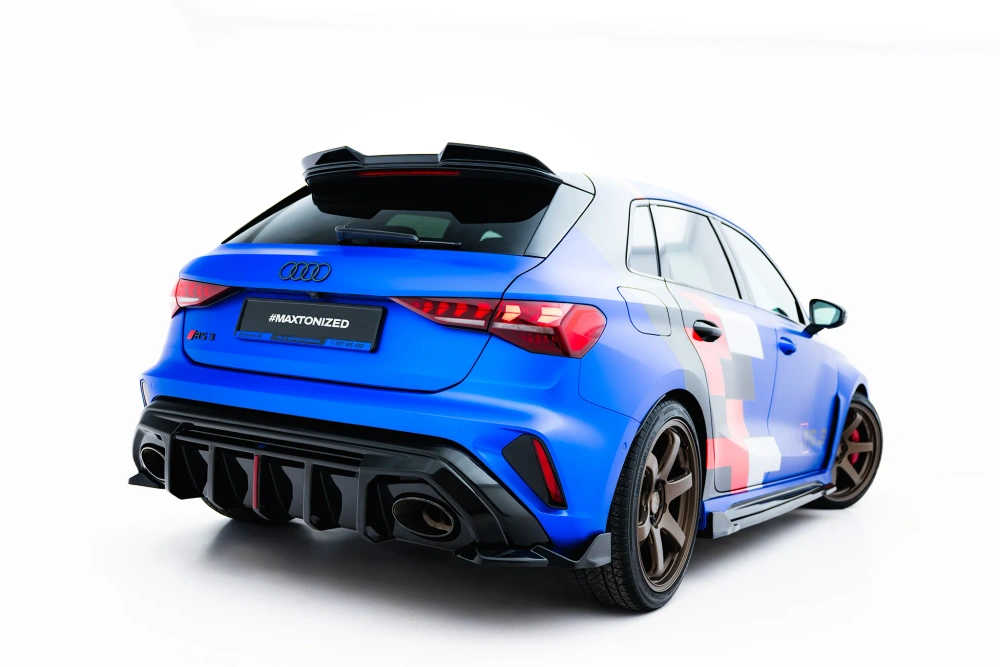 Heck Diffusor Seite V.2 Audi RS3 Sportback 8Y Facelift