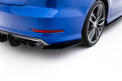 Street Pro Heck Diffusor Seite  Audi S3 Sedan 8V