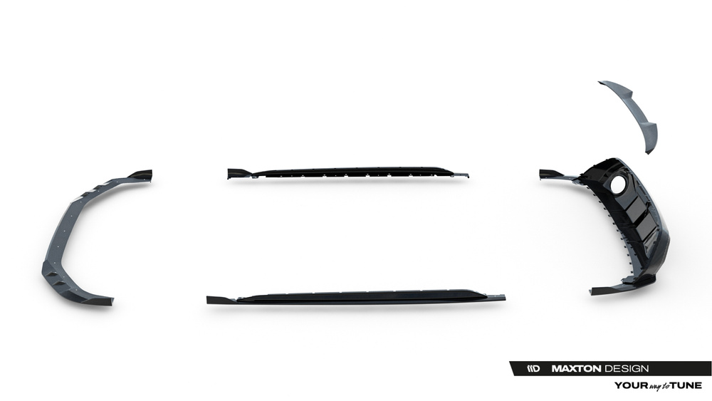 Set of Prepreg Carbon Splitters Audi RS3 Sedan 8Y Facelift