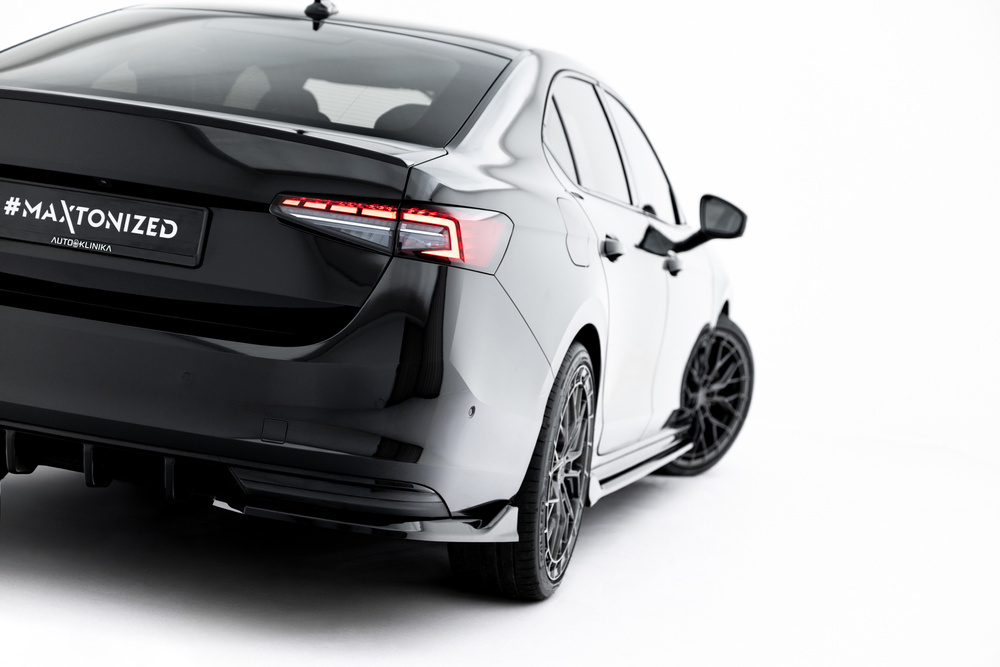 Heck Diffusor Seite V.2 Skoda Superb Sportline Mk4