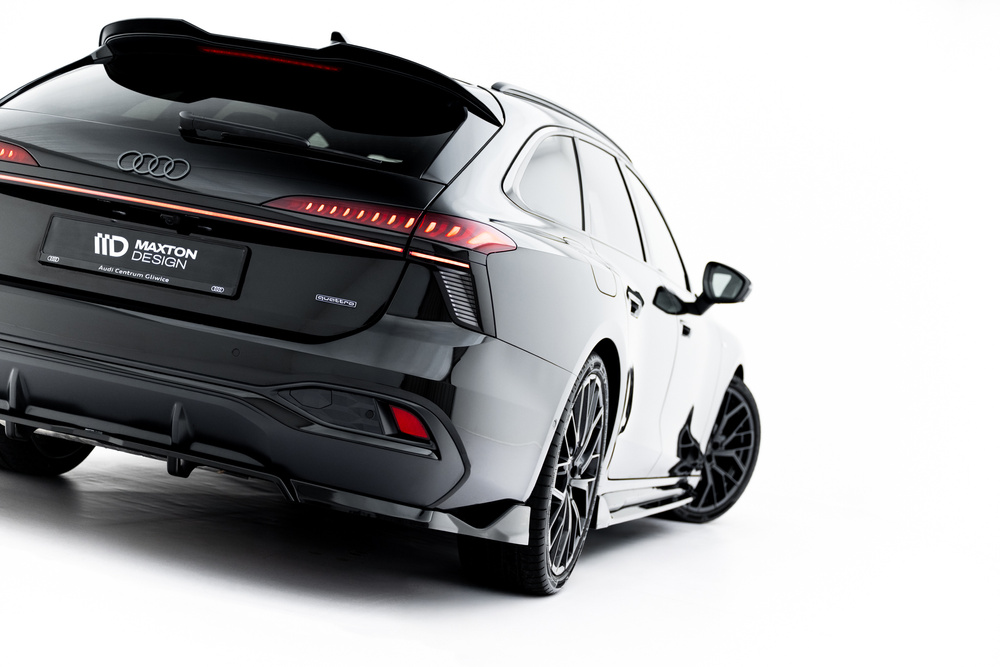 Hinten Splitter (mit einem vertikalem balken) V.2 Audi A6 S-Line C9