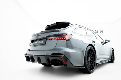 Prepreg Carbon Fiber Heckansatz Audi RS6 C8  (version without towbar)
