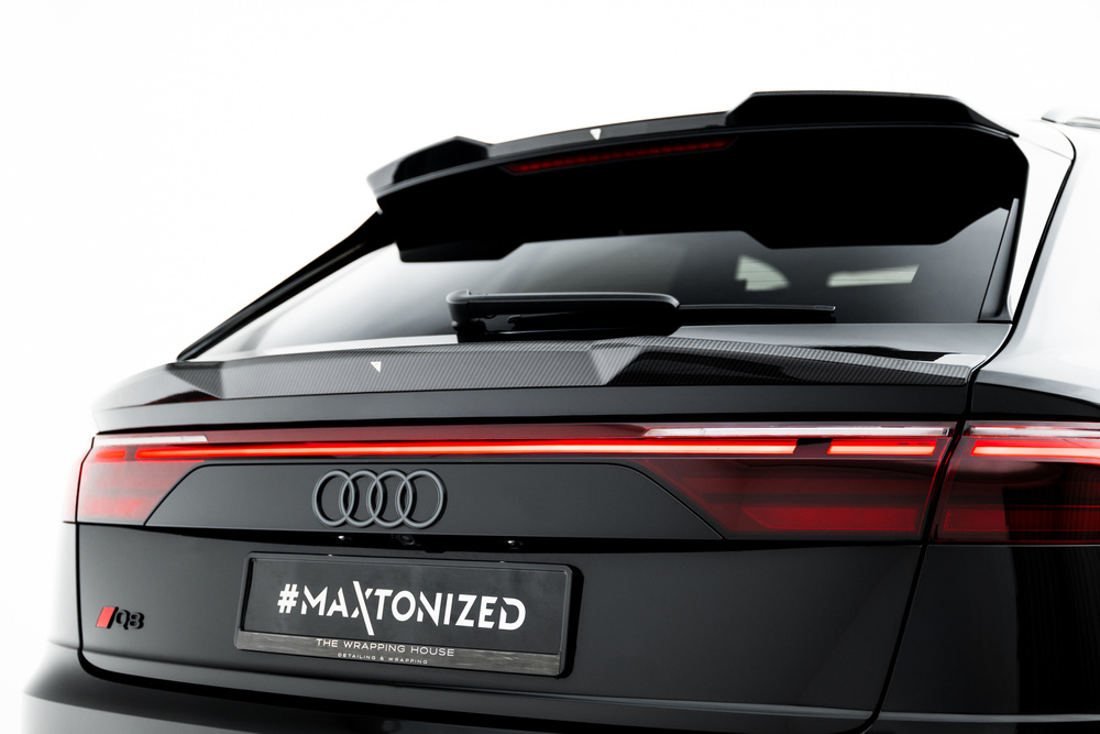 Prepreg Carbon Fiber Heckklappenspoiler (Niedriger) Audi SQ8 / Q8 S-Line Mk1 Facelift