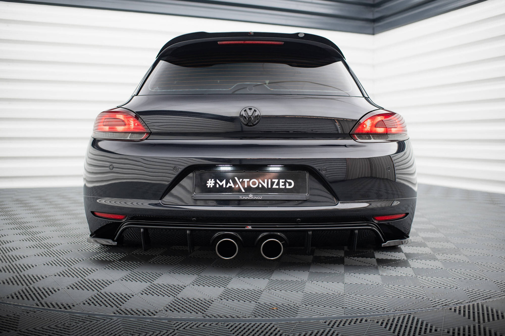 Heckansatz V.2 Volkswagen Scirocco Mk3 (R32 Auspuff)