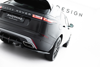 Hinten Splitter (mit einem vertikalem balken) V.3 Land Rover Range Rover Velar R-Dynamic Mk1