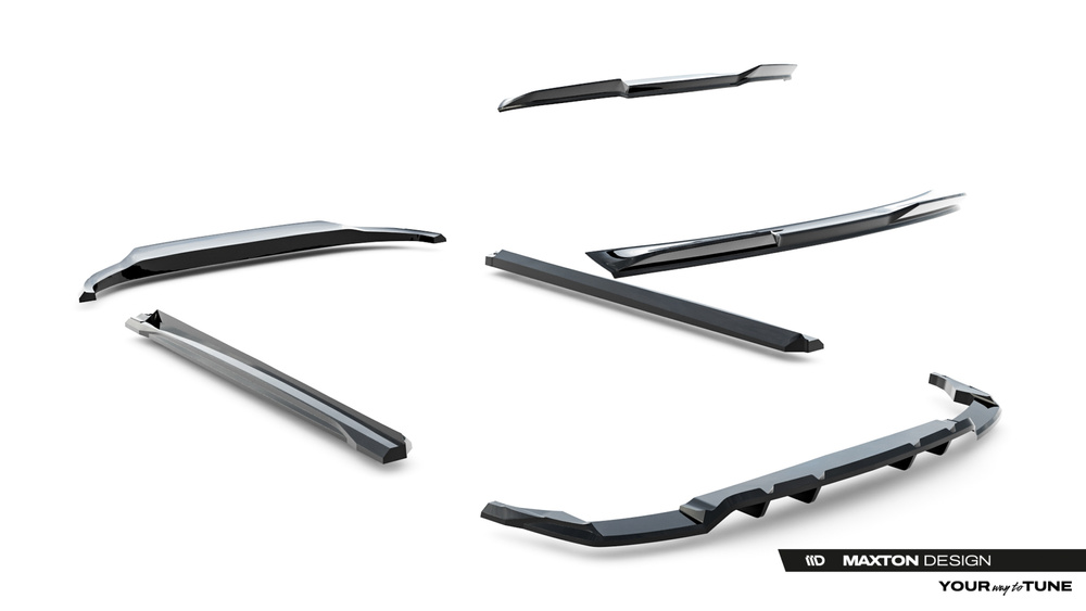 Diffusor Satz Audi SQ8 / Q8 S-Line Mk1 Facelift