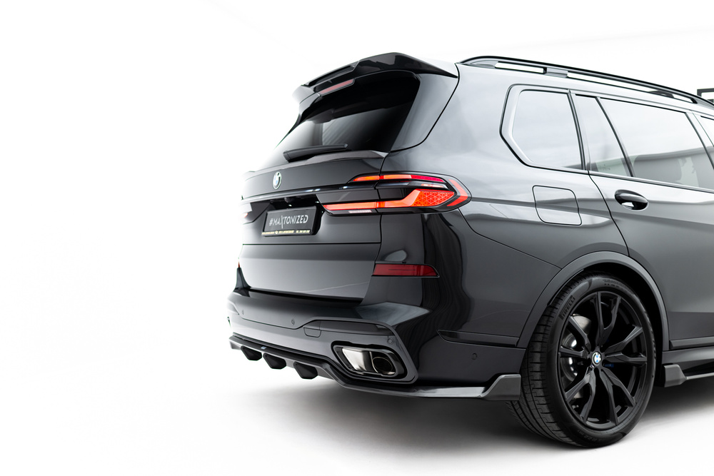 Prepreg Carbon Fiber Heckansatz BMW X7 M-Pack G07 Facelift (version without towbar)