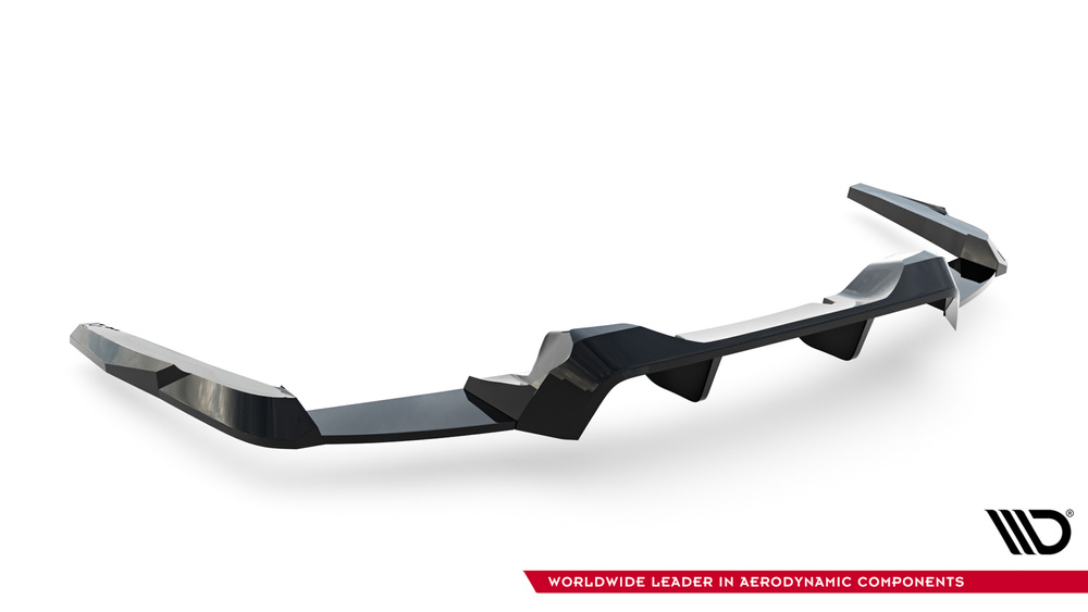 Hinten Splitter (mit einem vertikalem balken) Ford Mustang Dark Horse Mk7