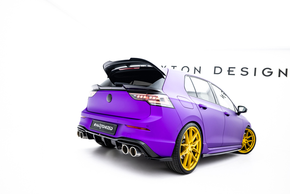 Diffusor Satz V.6 Volkswagen Golf R Hatchback Mk8 Facelift