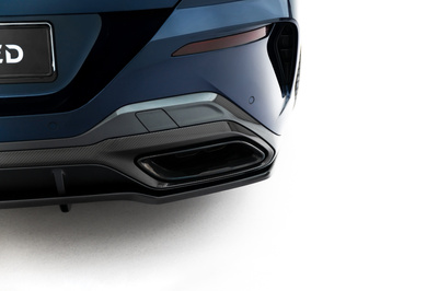 Hinten Splitter (mit einem vertikalem balken) BMW 8 Gran Coupe M-Pack G16