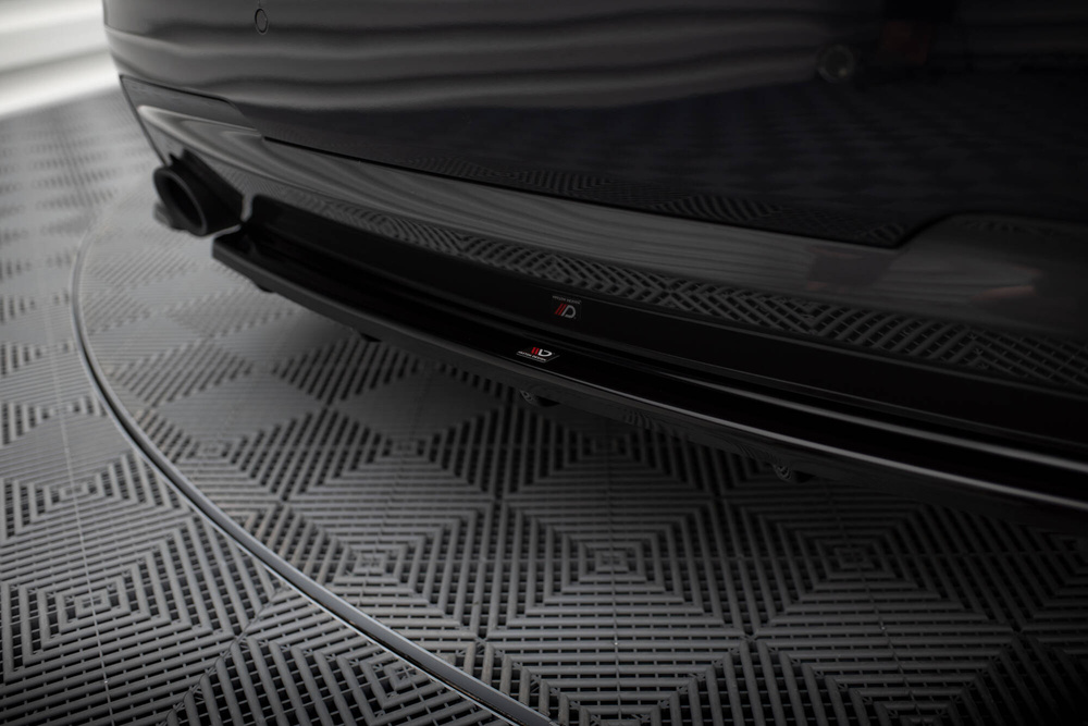 Hinten Splitter BMW 5 F11 M-PACK (mit zwei Einzel AUSPUFFENDROHR)