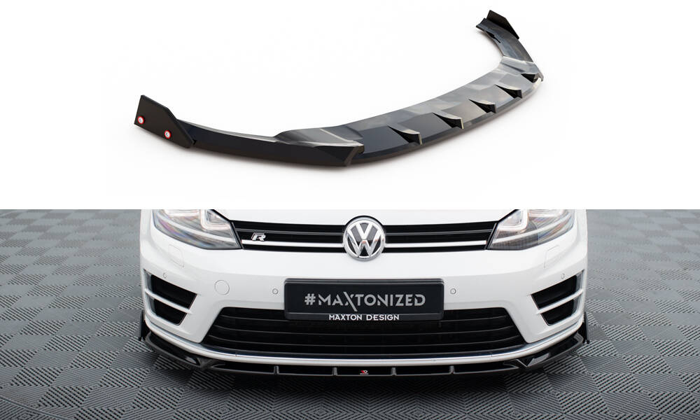 Front Diffusor V.5 + Flaps Volkswagen Golf R / R-Line Mk7