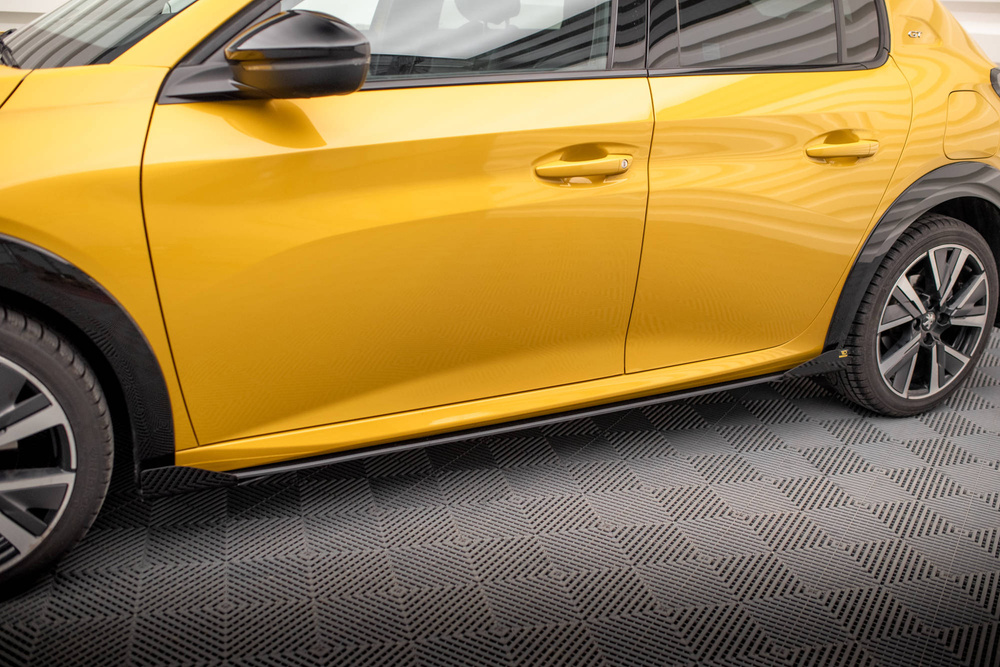 Street Pro Seitenschweller Diffusor + Flaps Peugeot 208 GT Mk2