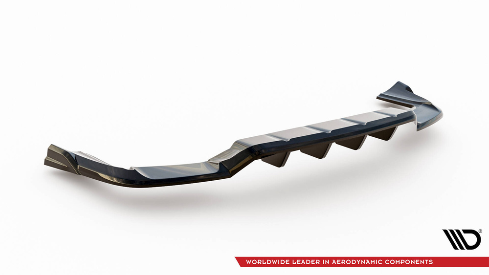 Hinten Splitter (mit einem vertikalem balken) Porsche Cayenne Coupe / SUV Mk3