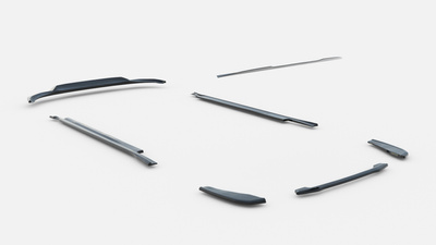 Diffusor Satz BMW X4 M-Pack G02