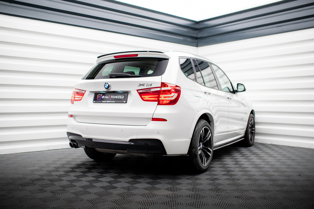 Heck Diffusor Seite BMW X3 M-Pack F25 Facelift