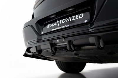 Hinten Splitter (mit einem vertikalem balken) V.1 BMW 7 M-Pack G70
