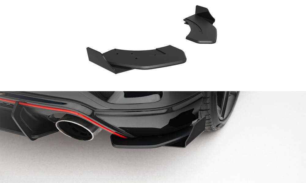 Street Pro Heck Diffusor Seite + Flaps Hyundai Veloster N Mk2