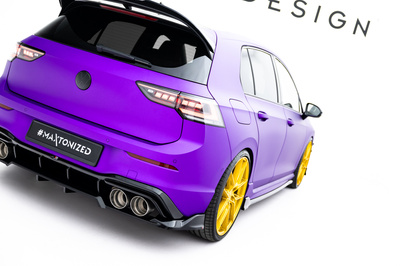 Diffusor Satz V.6 Volkswagen Golf R Hatchback Mk8 Facelift