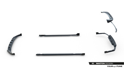 Set of Prepreg Carbon Splitters BMW X7 M-Pack G07
