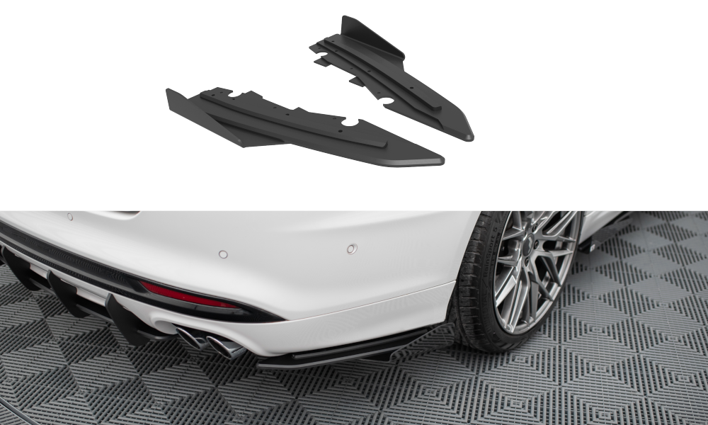 Street Pro Heck Diffusor Seite + Flaps Ford Mondeo Sport Mk5 Facelift / Fusion Sport Mk2 Facelift