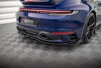 Hinten Splitter (mit einem vertikalem balken) V.2 Porsche 911 Carrera Aero / Carrera GTS 992