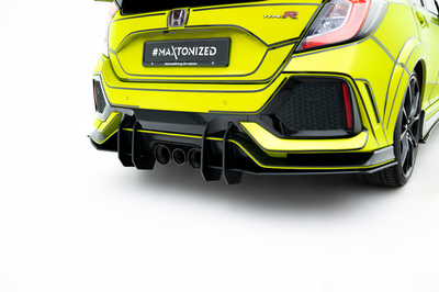 Rennen Haltbarkeit Heckansatz V.2 Honda Civic Type R Mk10