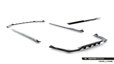 Diffusor Satz Mercedes-Benz E AMG-Line Sedan W214